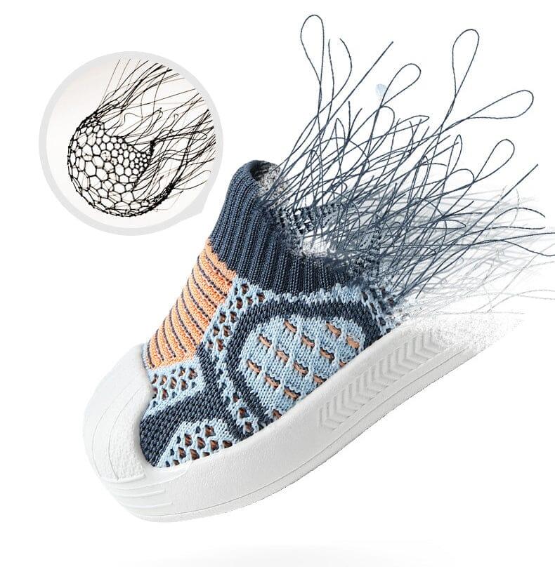 Tênis Meia Infantil Respirável em Malha