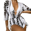 Conjunto Tropical 3 Peças: Maiô, Body e Biquíni