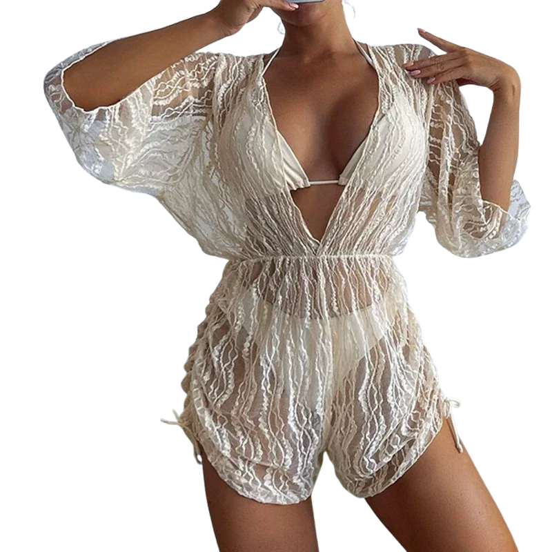 Conjunto Tropical 3 Peças: Maiô, Body e Biquíni