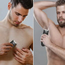 Aparador-Profissional-Masculino-Multifuncional-em-ABS-aparando-peito-e-axila