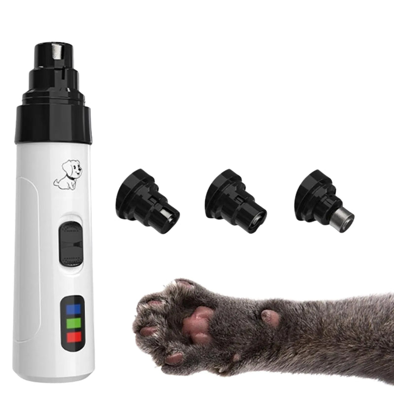 Aparador-de-Unhas-Silencioso-para-Caes-e-Gatos-ABS-mostrando-que-nao-machuca-a-pata-do-gato