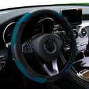 Capa-de-Volante-estilo-Fibra-de-Carbono-PU-Verde-escuro