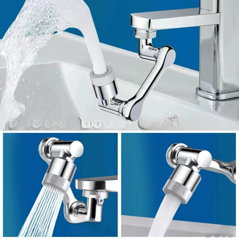 Extensor-de-Torneira-1080-com-Aerador-Giratorio-Universal-ABS-ligada-de-3-formas-diferentes