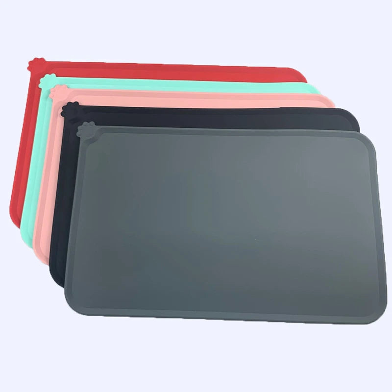 Tapete Antiderrapante Para Alimentação de Pets