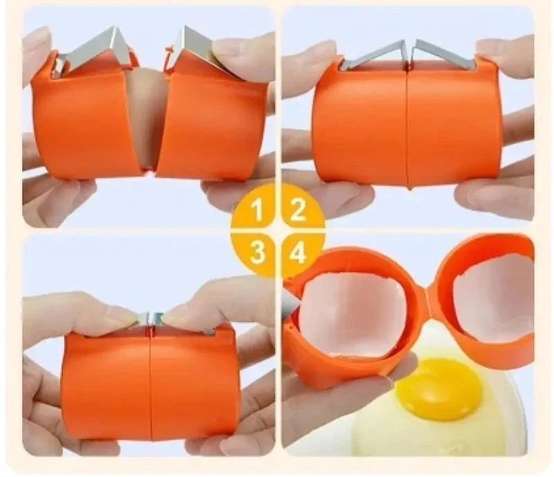 Descascador e Abridor de Ovos 2 em 1