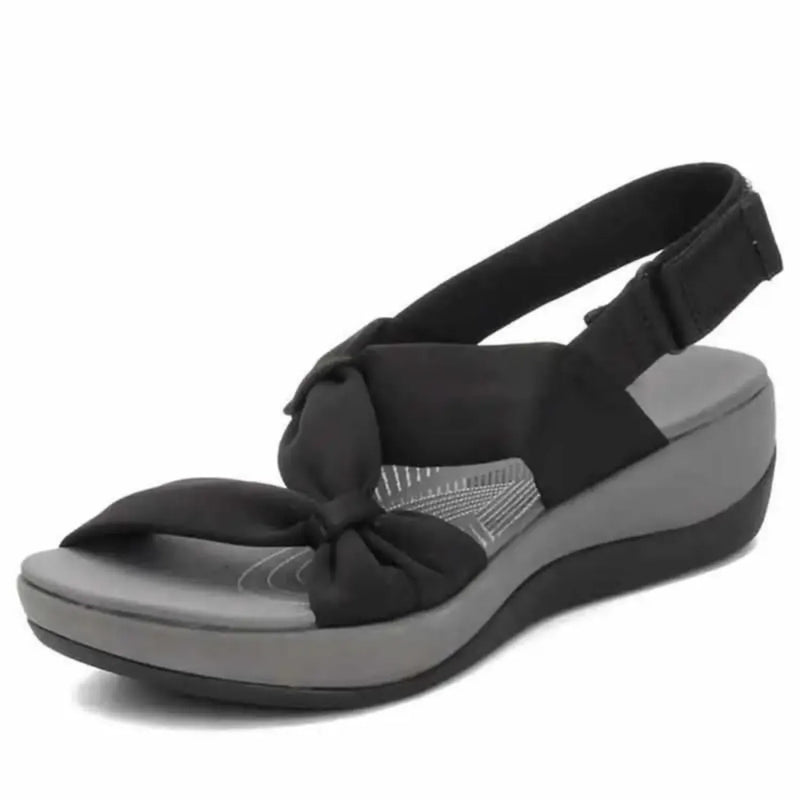 Sandalias-Femininas-Plataforma-com-Laco-Antiderrapante-preta