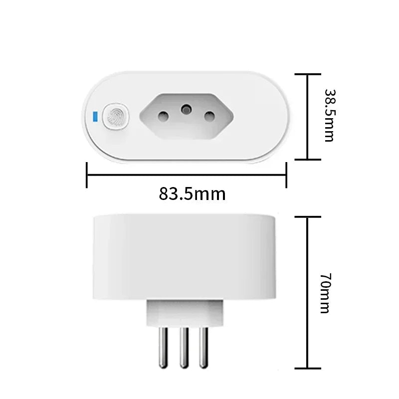 Tomada Inteligente Wi-Fi Liga e Desliga a Distância