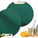 Tabua-de-Corte-Antibacteriana-com-Suporte-Integrado-com-frutas-ao-redor-e-sendo-utilizado-o-suporte